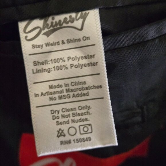 Shinesty The Make Them Purr Tiger Print Suit Statement Piece Size 38/31/32 - Picture 16 of 16